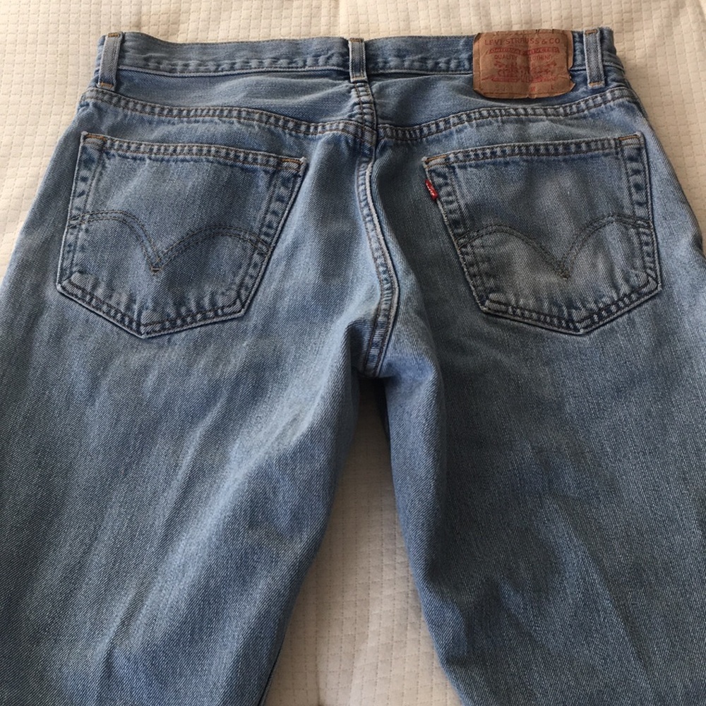 Men Levi’s Jeans Regular Fit 505 Size 33X32 - Picture 8 of 8